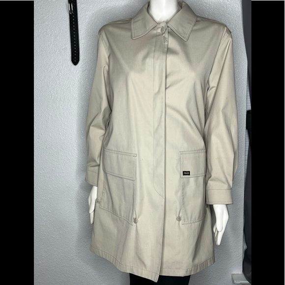 London Fog Maincoats Weatherwear of Distinction Button Down Jacket Sz 14 Reg - Picture 2 of 12